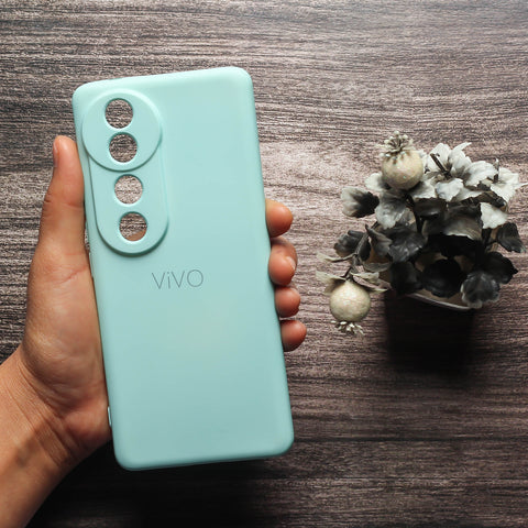 Light Blue Camera Original Silicone case for Vivo V40