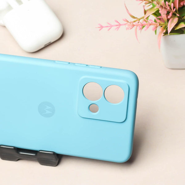 Sky Blue Camera Original Silicone case for Motorola Edge 40 Neo