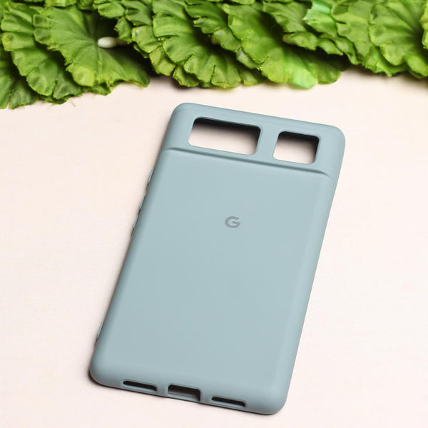 Light Grey Camera Original Silicone case for Google Pixel 6