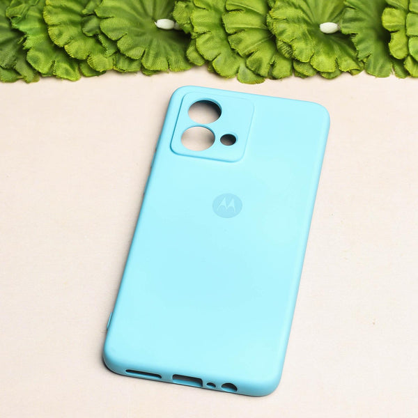 Sky Blue Camera Original Silicone case for Motorola Edge 40 Neo