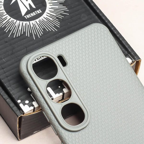 Grey Line Wave Silicone Case for Vivo Y300