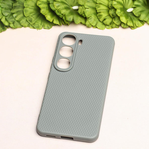 Grey Line Wave Silicone Case for Vivo Y300