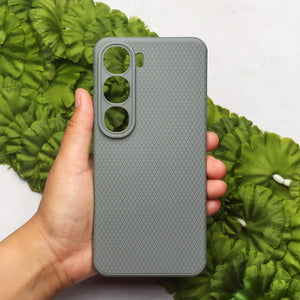 Grey Line Wave Silicone Case for Vivo Y300