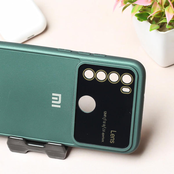 Spoov Luxury Dark Green Silicone Case for Redmi Note 8