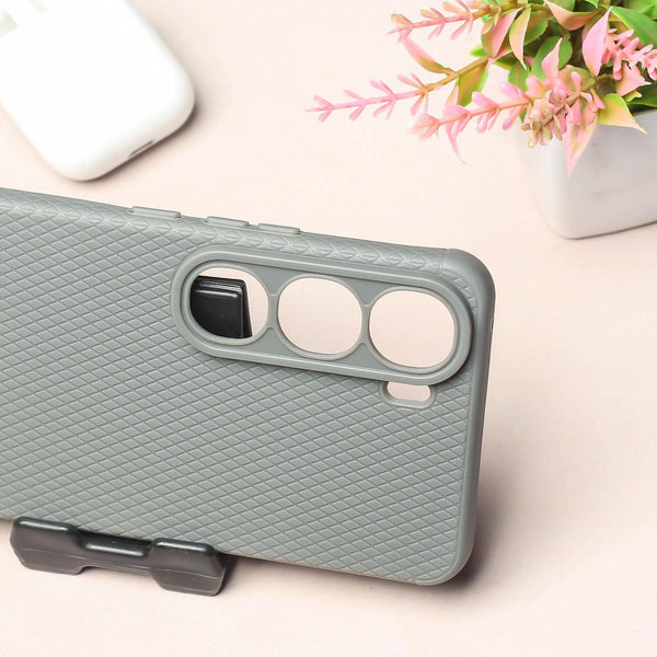 Grey Line Wave Silicone Case for Vivo Y300