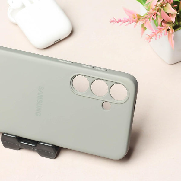 Cream Camera Original Silicone case for Samsung S25