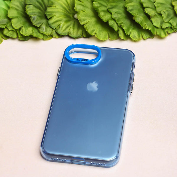 Blue Rgiem Slim Slicone Non-Yellowing Protective Case for Apple Iphone 8