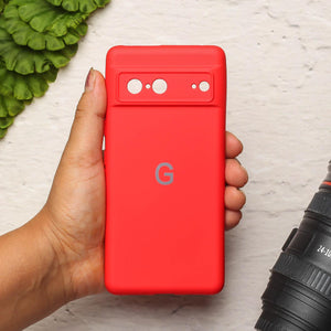 Red Camera Original Silicone case for Google Pixel 6 Pro
