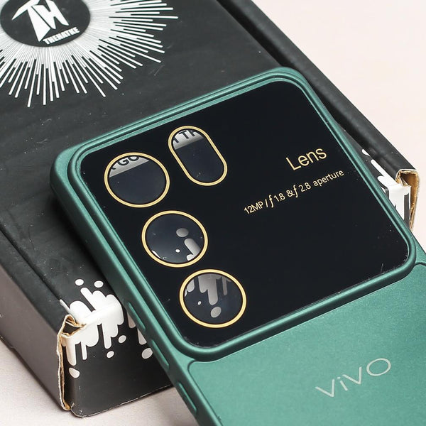 Spoov Luxury Dark Green Silicone Case for Vivo V29 Pro