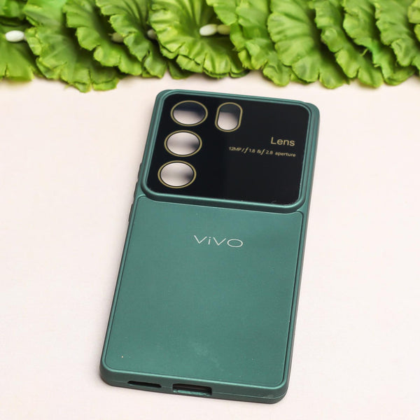 Spoov Luxury Dark Green Silicone Case for Vivo V29 Pro