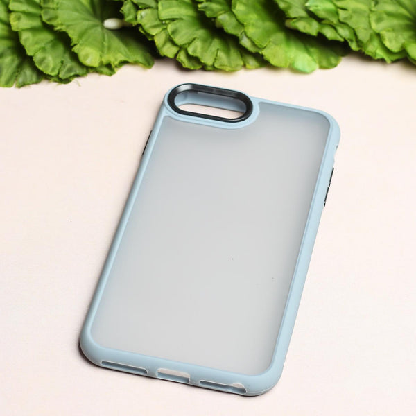 Light Blue Smoke Skin Silicone case for Apple iphone 7 Plus