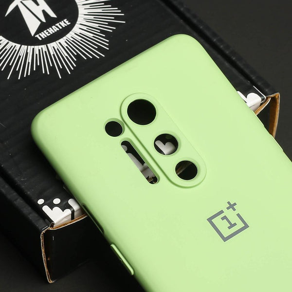 Light Green Original Camera Silicone case for Oneplus 8 Pro