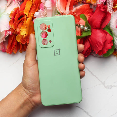 Light Green Camera Original Silicone Case for Oneplus 9RT