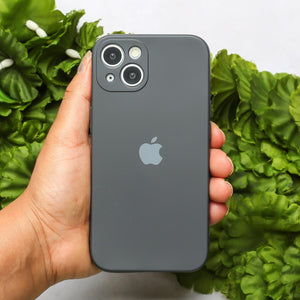 Grey Camera Original Silicone Case for Apple Iphone 15 Plus