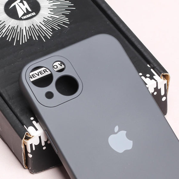 Grey Camera Original Silicone Case for Apple Iphone 14 Plus