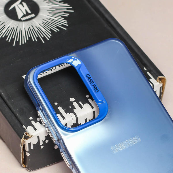 Blue Rgiem Slim Slicone Non-Yellowing Protective Case for Samsung S21 Fe