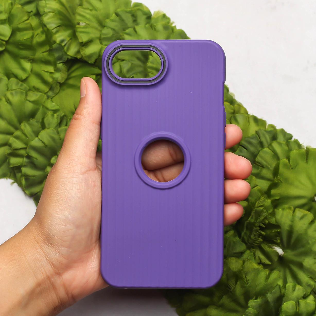SleekLine Voilet Silicone Case for Apple Iphone 16e