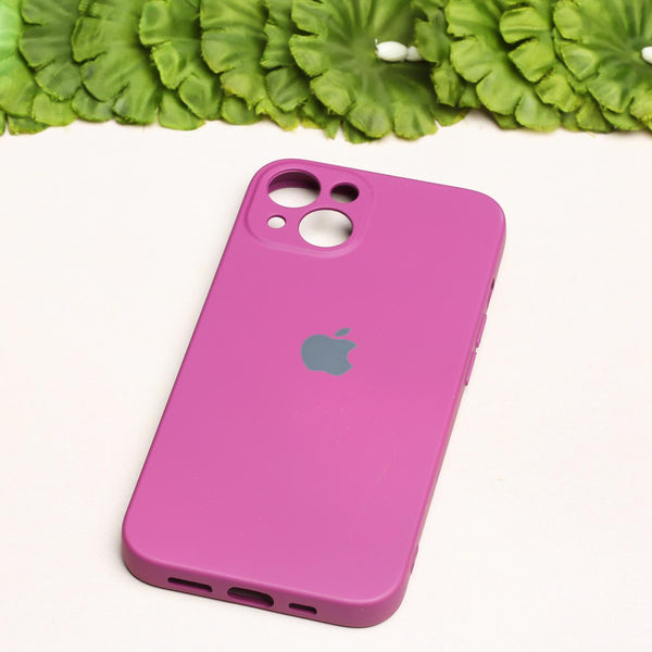 Dark Purple Original Camera Silicone case for Apple iphone 14