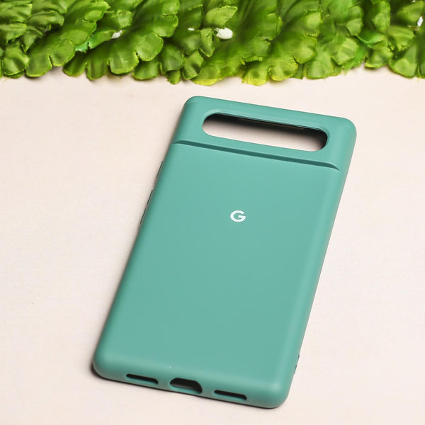 Green Original Silicone case for Google Pixel 6