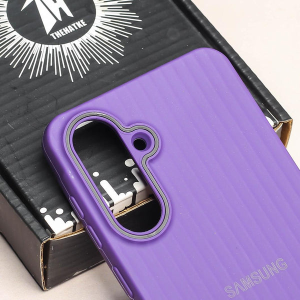 SleekLine Voilet Silicone Case for Samsung A56