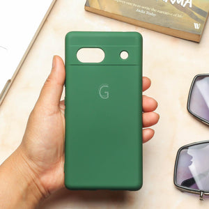 Dark Green Camera Original Silicone case for Google Pixel 7A