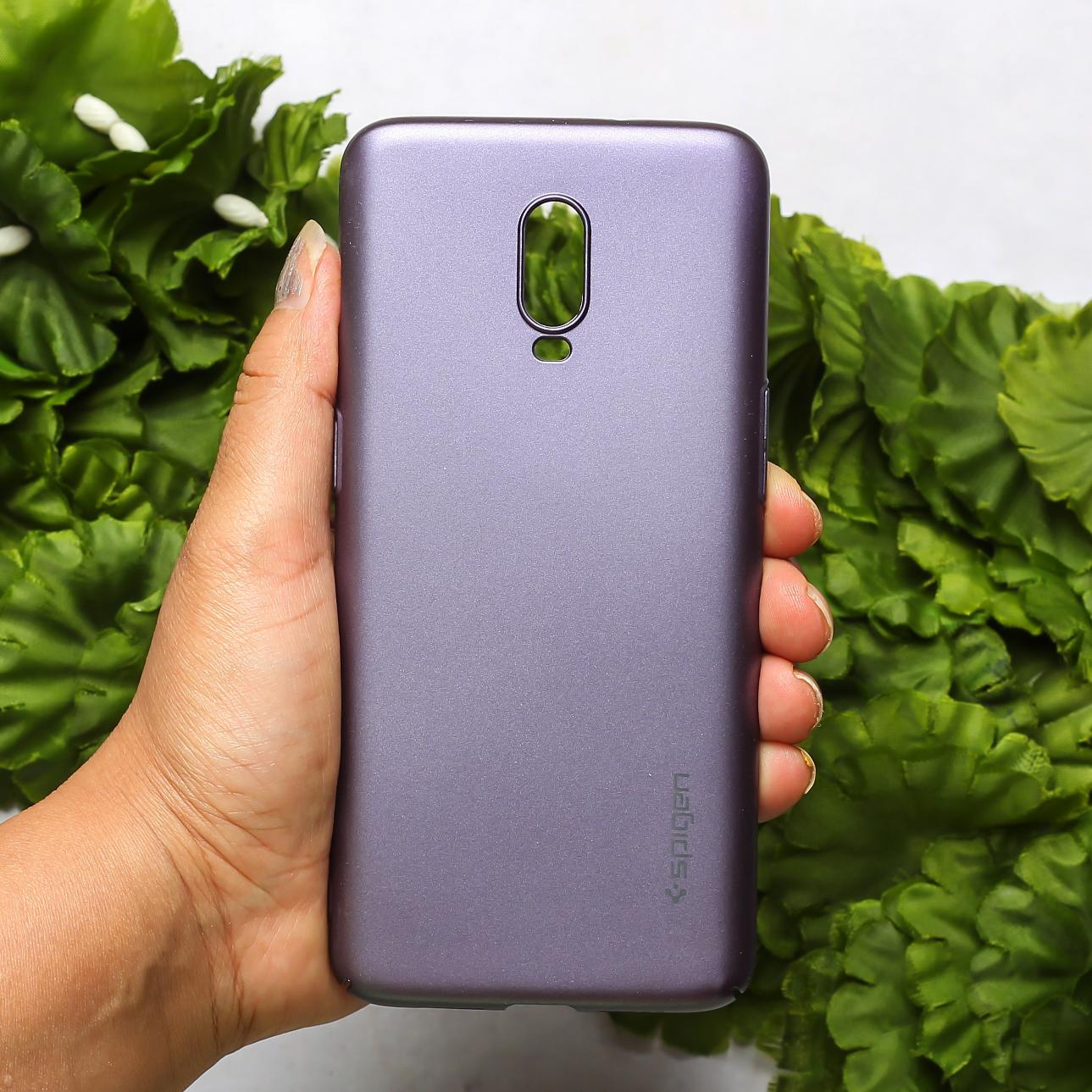 Deep Purple Thin Fit (TPU + Poly Carbonate) case for Oneplus 6T
