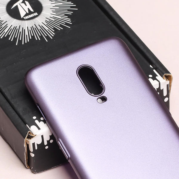 Deep Purple Thin Fit (TPU + Poly Carbonate) case for Oneplus 6T