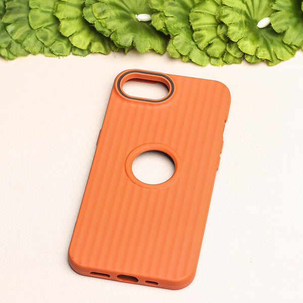 SleekLine Brown Silicone Case for Apple Iphone 16e