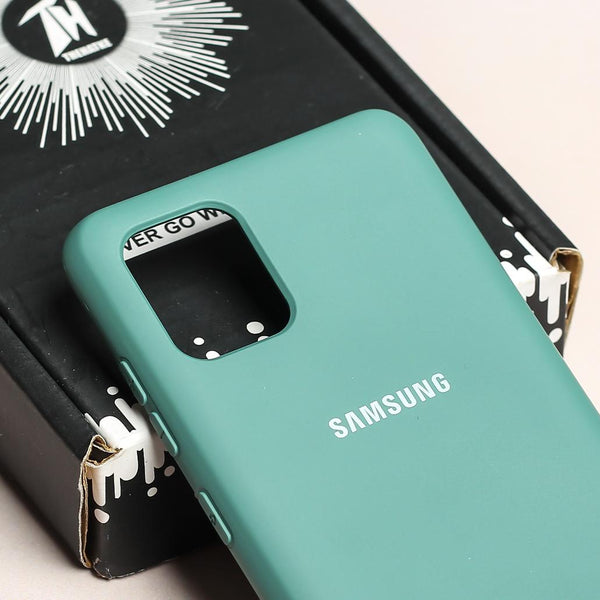 Green Original Silicone case for Samsung Note 10 Lite