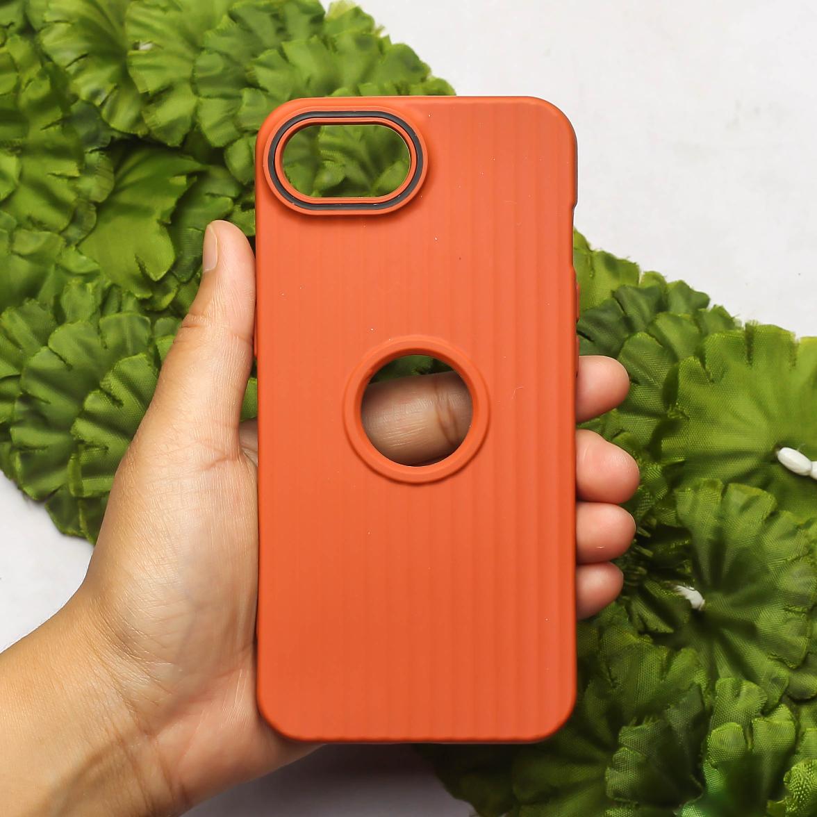 SleekLine Brown Silicone Case for Apple Iphone 16e