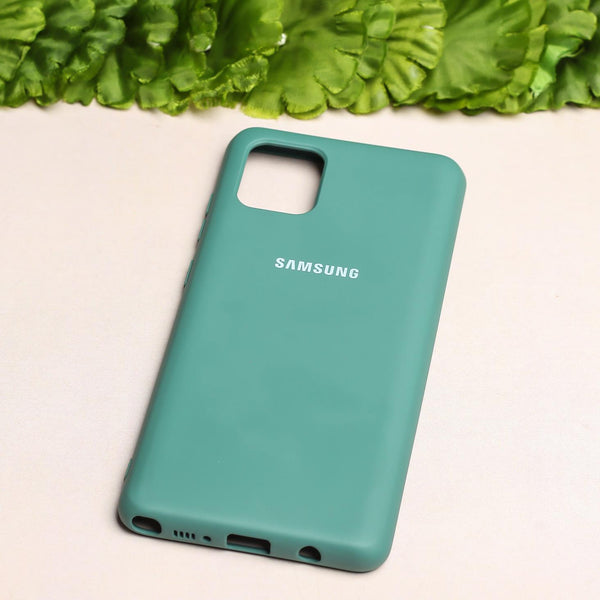 Green Original Silicone case for Samsung Note 10 Lite