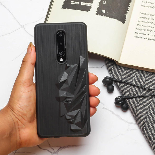 Superhero Engraved logo silicon Case for Oneplus 8