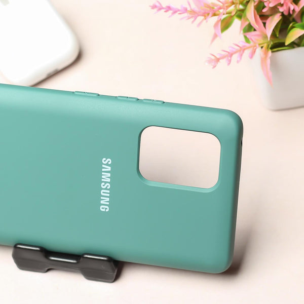 Green Original Silicone case for Samsung S10 Lite