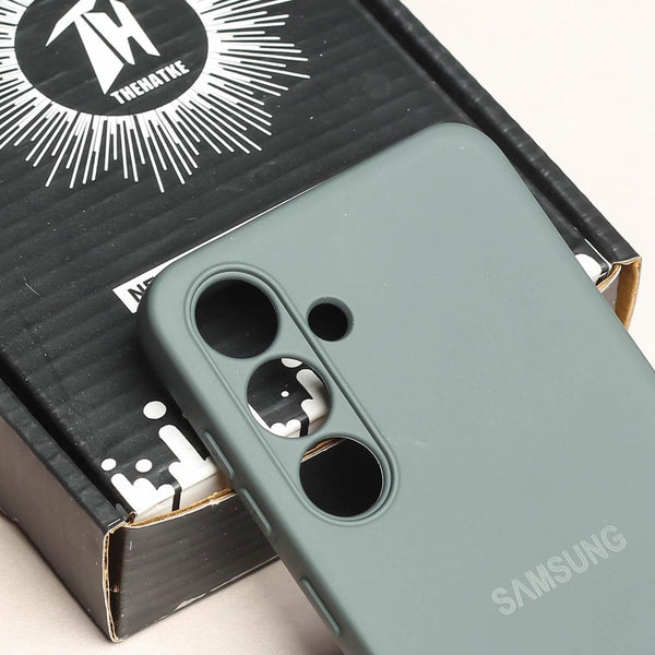 Grey Camera Original Silicone case for Samsung S25