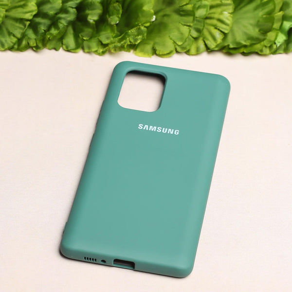 Green Original Silicone case for Samsung S10 Lite