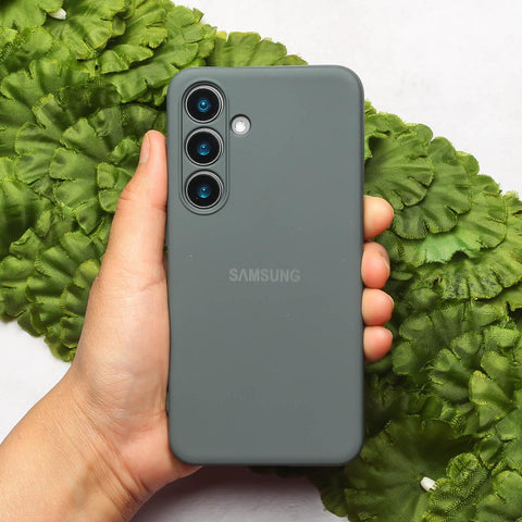 Grey Camera Original Silicone case for Samsung S25