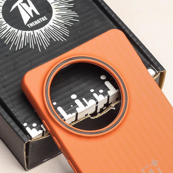 Brown SleekLine Silicone Case for Oneplus 13R