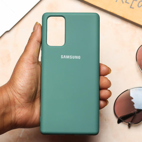 Green Original Silicone case for Samsung Note 20