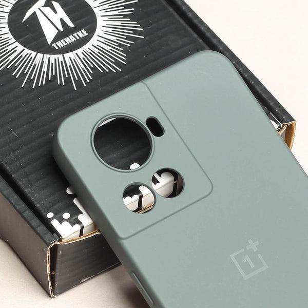 Grey Original Camera Safe Silicone case for Oneplus 10R