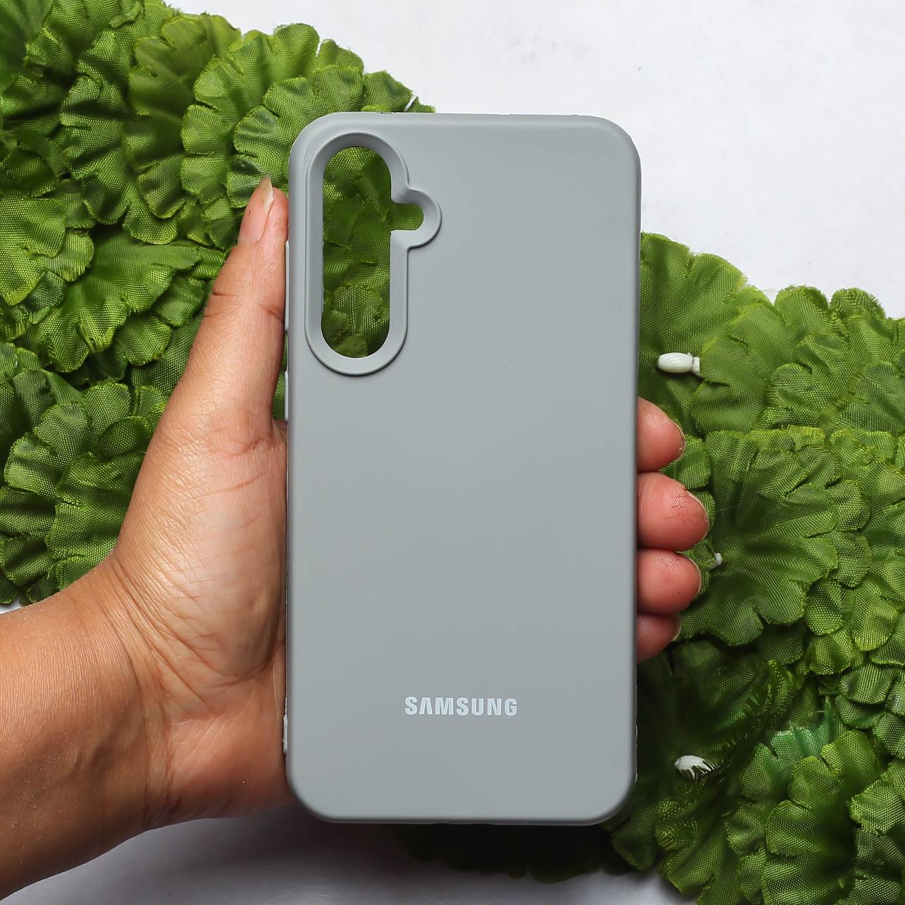 Light Brown. Original Silicone case for Samsung S23 FE