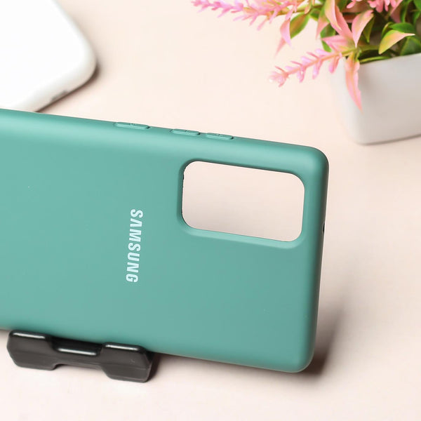 Green Original Silicone case for Samsung S20 Plus