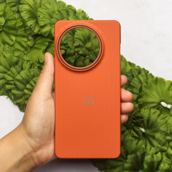 Brown SleekLine Silicone Case for Oneplus 13R