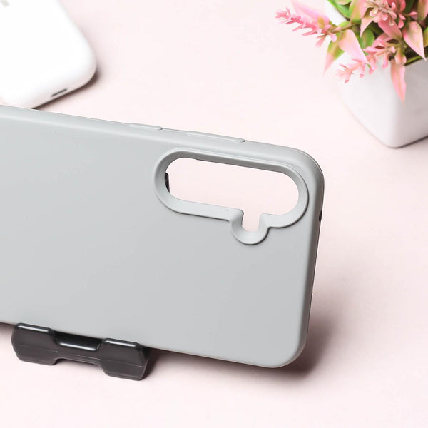 Light Brown. Original Silicone case for Samsung S23 FE