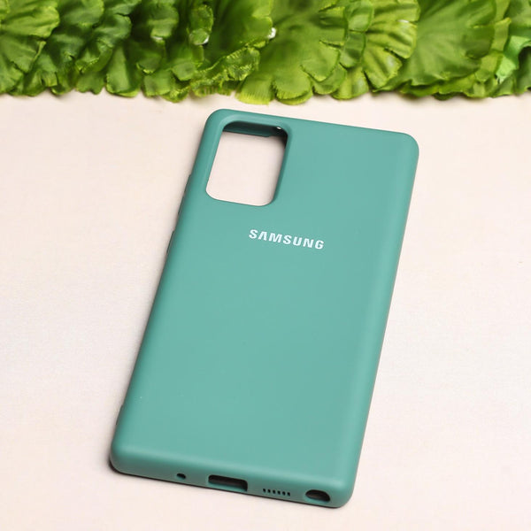 Green Original Silicone case for Samsung S20 Plus