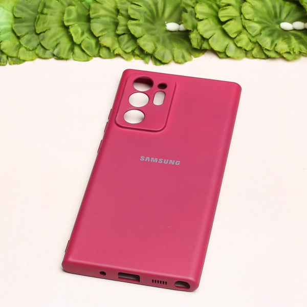 Dark Purple Camera Original Silicone case for Samsung Note 20 Ultra