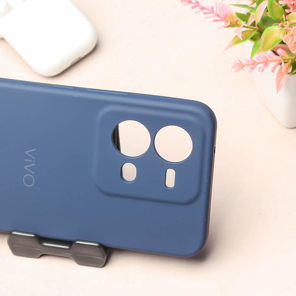 Dark Blue Camera Original Silicone case for Vivo V25