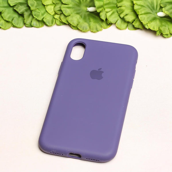 Deep Purple Original Silicone case for Apple iphone Xs Max