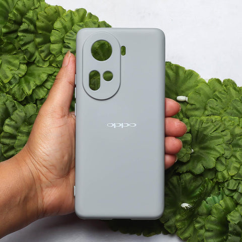 Light Grey Camera Original Silicone case for Oppo Reno 11
