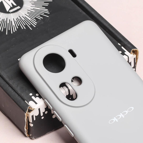 Light Grey Camera Original Silicone case for Oppo Reno 11
