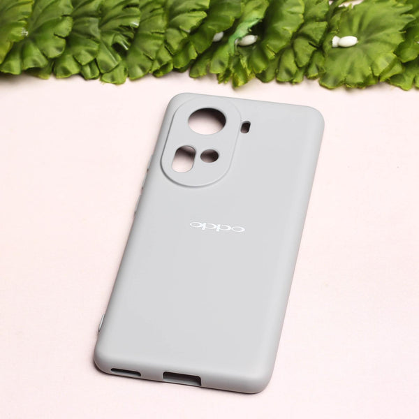 Light Grey Camera Original Silicone case for Oppo Reno 11